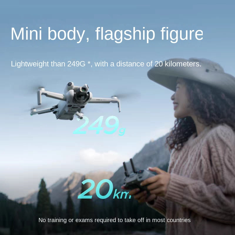 DJI Mini 4 Pro, an all-in-one mini aerial camera from DJI, is an entry-level drone that intelligently follows panoramic shooting - Dronez Technologies