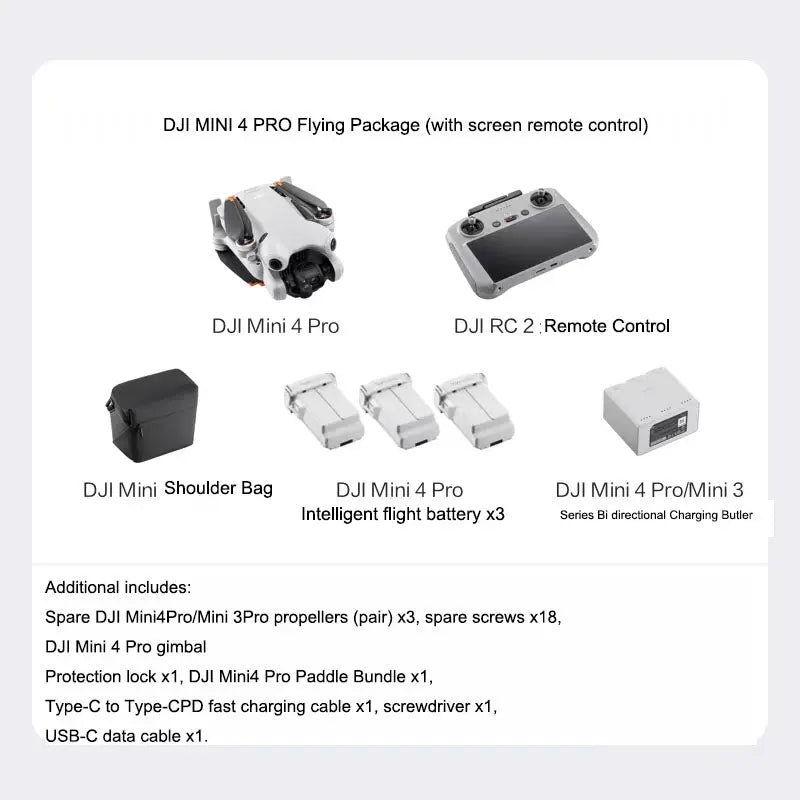 DJI Mini 4 Pro, an all-in-one mini aerial camera from DJI, is an entry-level drone that intelligently follows panoramic shooting - Dronez Technologies