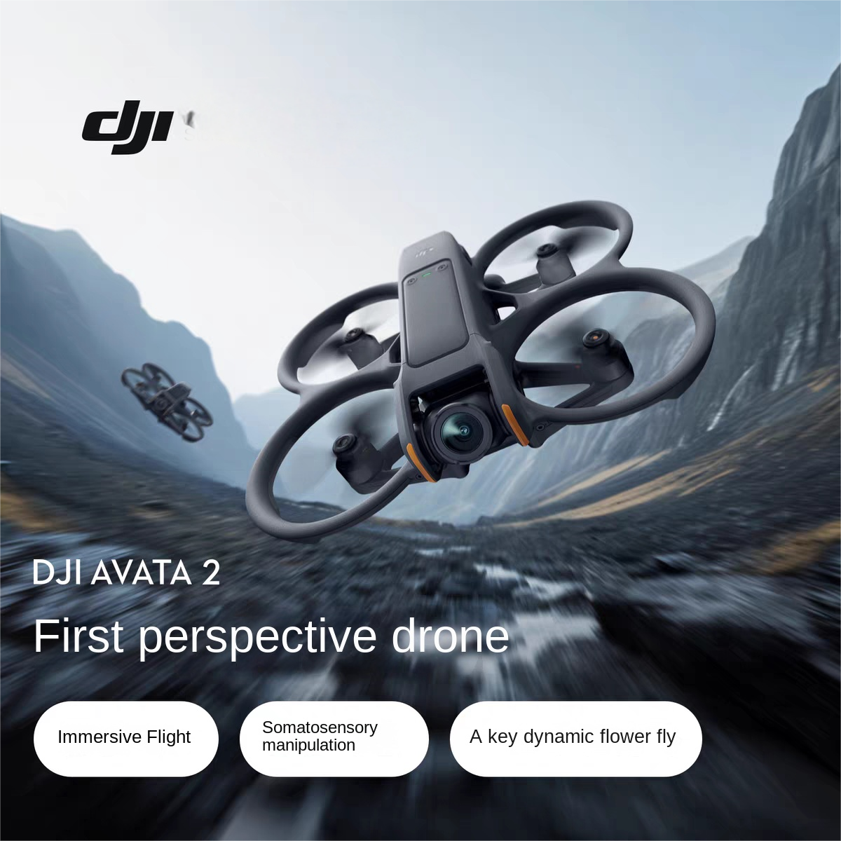 DJI Avata 2 First Perspective Aerial Photography Drone Flight Glasses Sensory Control Immersive Flight - Dronez Technologies