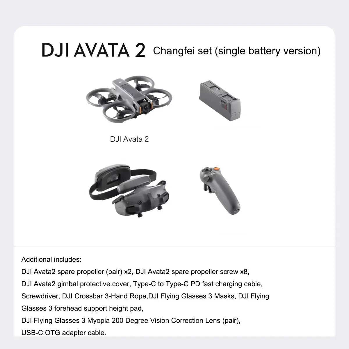 DJI Avata 2 First Perspective Aerial Photography Drone Flight Glasses Sensory Control Immersive Flight - Dronez Technologies