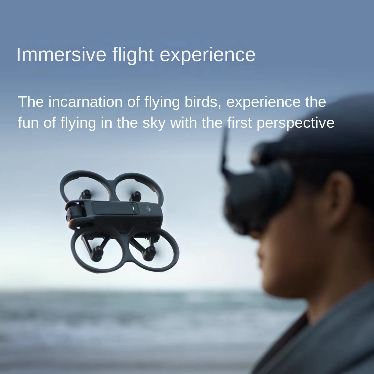 DJI Avata 2 First Perspective Aerial Photography Drone Flight Glasses Sensory Control Immersive Flight - Dronez Technologies
