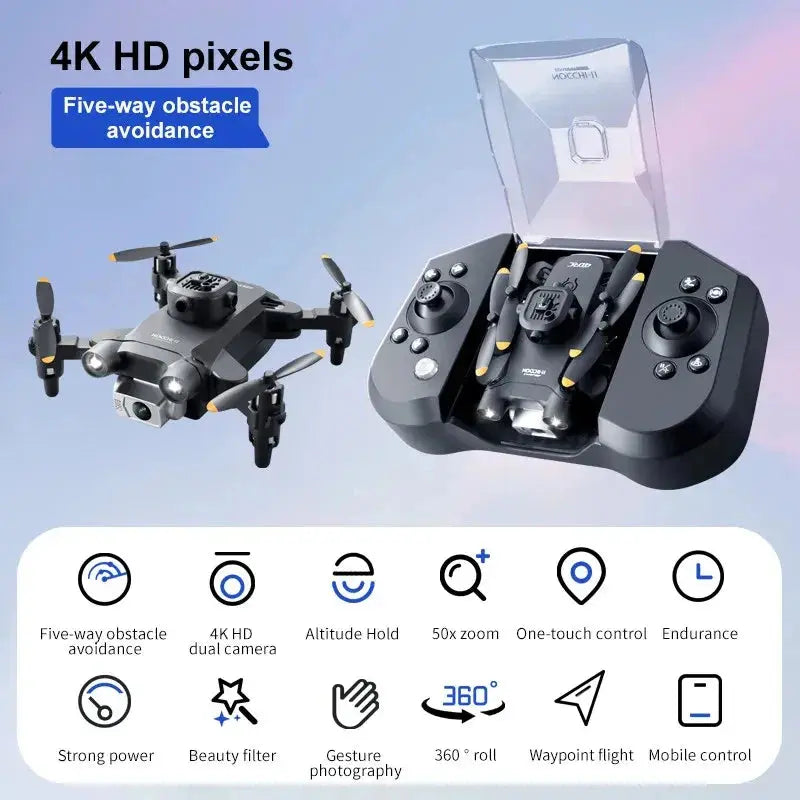 XIAOMI 4DRC V30 Mini Drone with Camera HD 4K 1080P FPV RC Drones Profesional Five-sided Obstacle Avoidance Helicopter Drone Toy XIAOMI