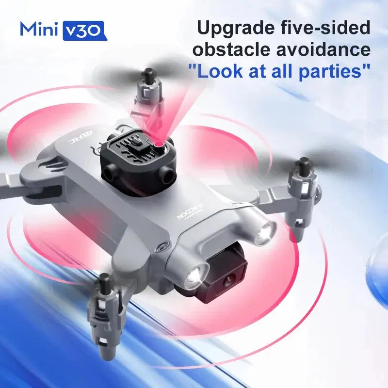 XIAOMI 4DRC V30 Mini Drone with Camera HD 4K 1080P FPV RC Drones Profesional Five-sided Obstacle Avoidance Helicopter Drone Toy XIAOMI