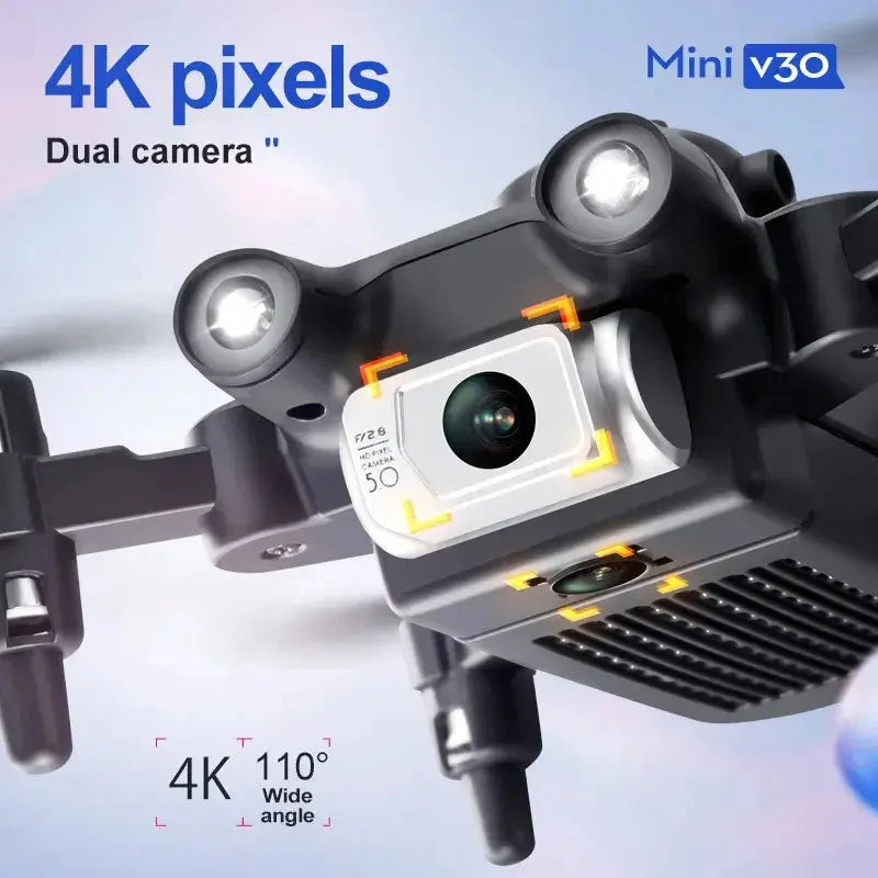 XIAOMI 4DRC V30 Mini Drone with Camera HD 4K 1080P FPV RC Drones Profesional Five-sided Obstacle Avoidance Helicopter Drone Toy XIAOMI