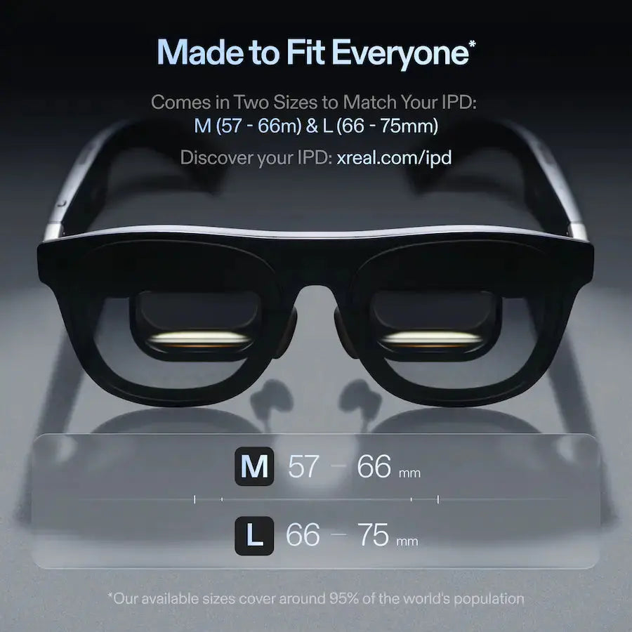 XREAL One Pro M AR Glasses (Medium IPD 57-66mm) XREAL