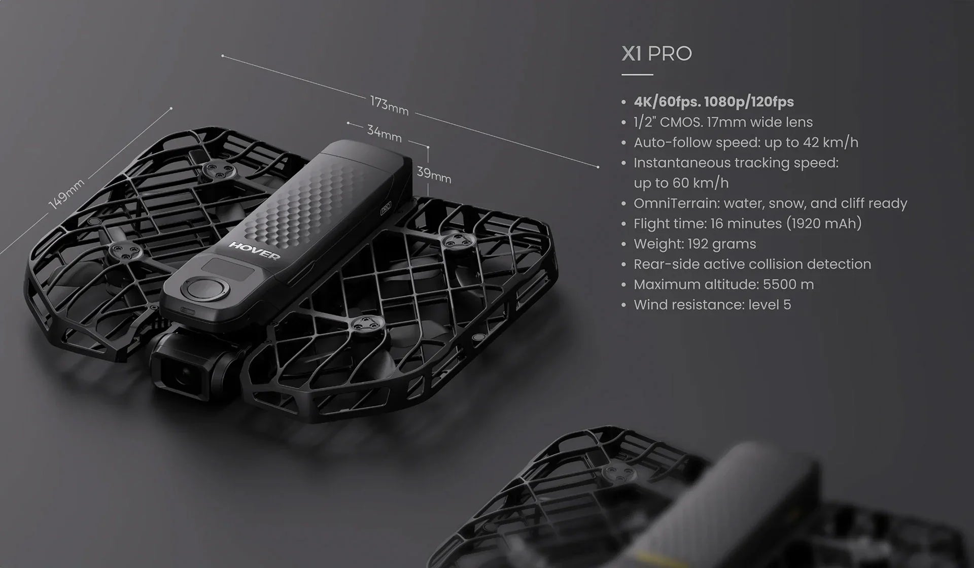 HOVERAir X1 PRO 4K Flying Camera Drone - Dronez Technologies