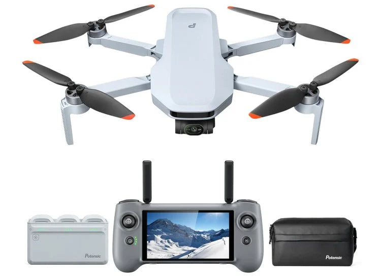 Potensic ATOM 2 Drone 8K Fly More Combo with Screen Remote - Dronez Technologies